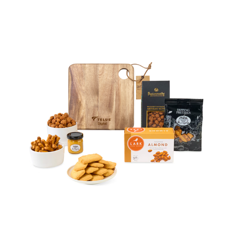 Cheese Board & Bites Gift Set